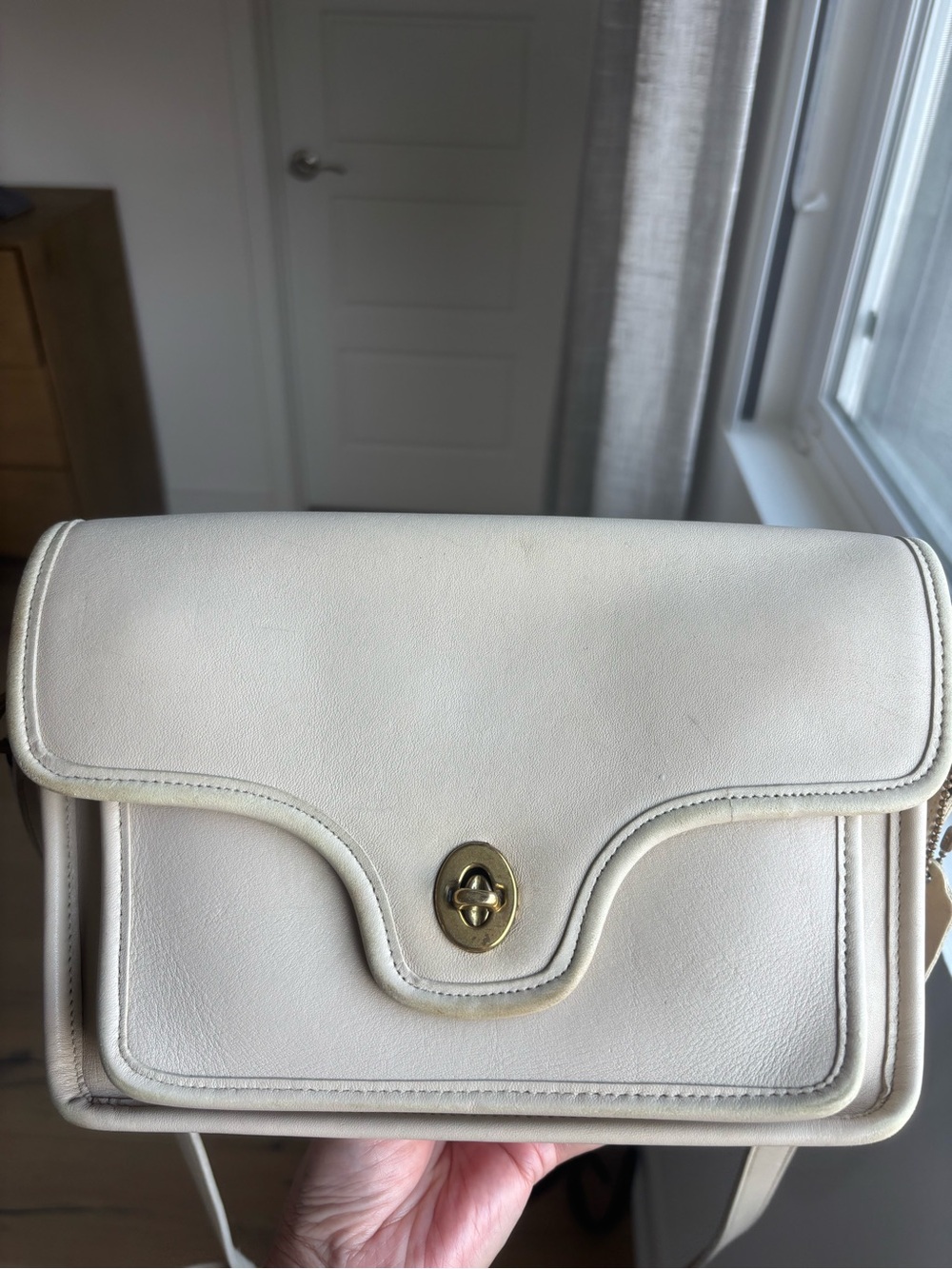 Vintage Coach Kent bag purse in bone